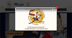 Desktop Screenshot of missaodesaopedro.org.br